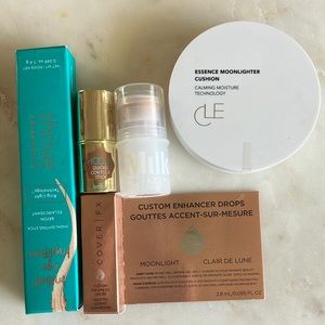 NEW Bundle Cover|FX Liquid Drops Cle Benefit Milk Thrive Highlight Contour set